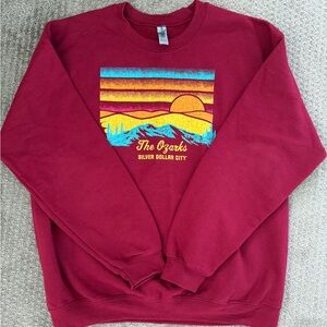 The Ozarks Maroon Sweatshirt - Unisex Large